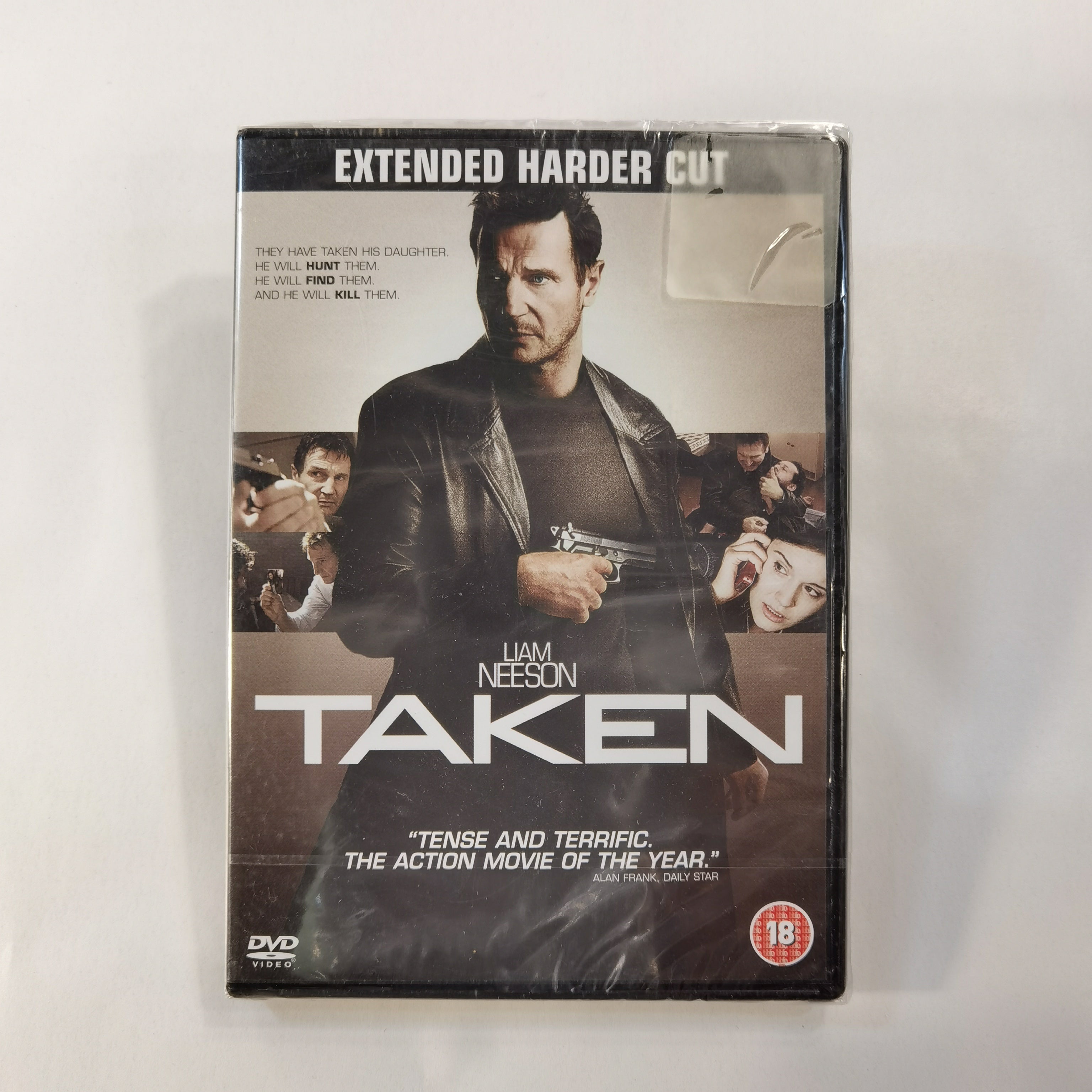 Taken 2008 DVD UK 2009 Extended Harder Cut Cover F1 SGB.1 NEW