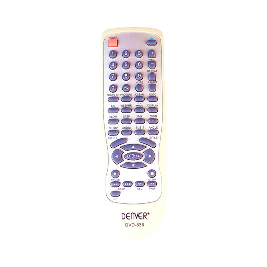 Denver DVD-836 - REMOTE CONTROL