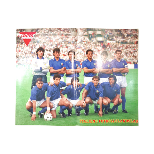 Center Samlarbilden 1990 NR 9 - Italiens Fotbollslandslaget