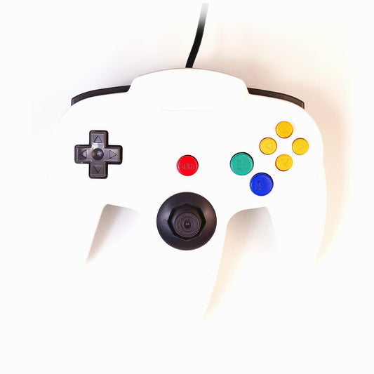Nintendo 64: Controller Wired (WHITE) N64 NEW!