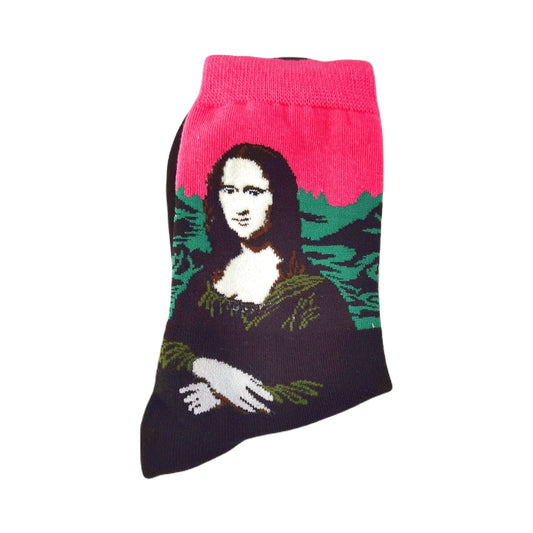 Mona Lisa (M-L) (RED) SOCKS NEW!