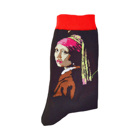 Girl With A Pearl Earring (M-L) SOCKS NEW!