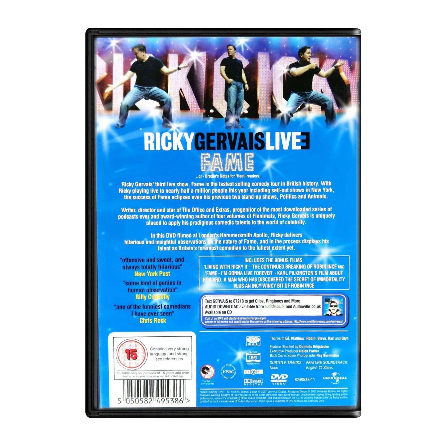 Ricky Gervais: Live 3 Fame