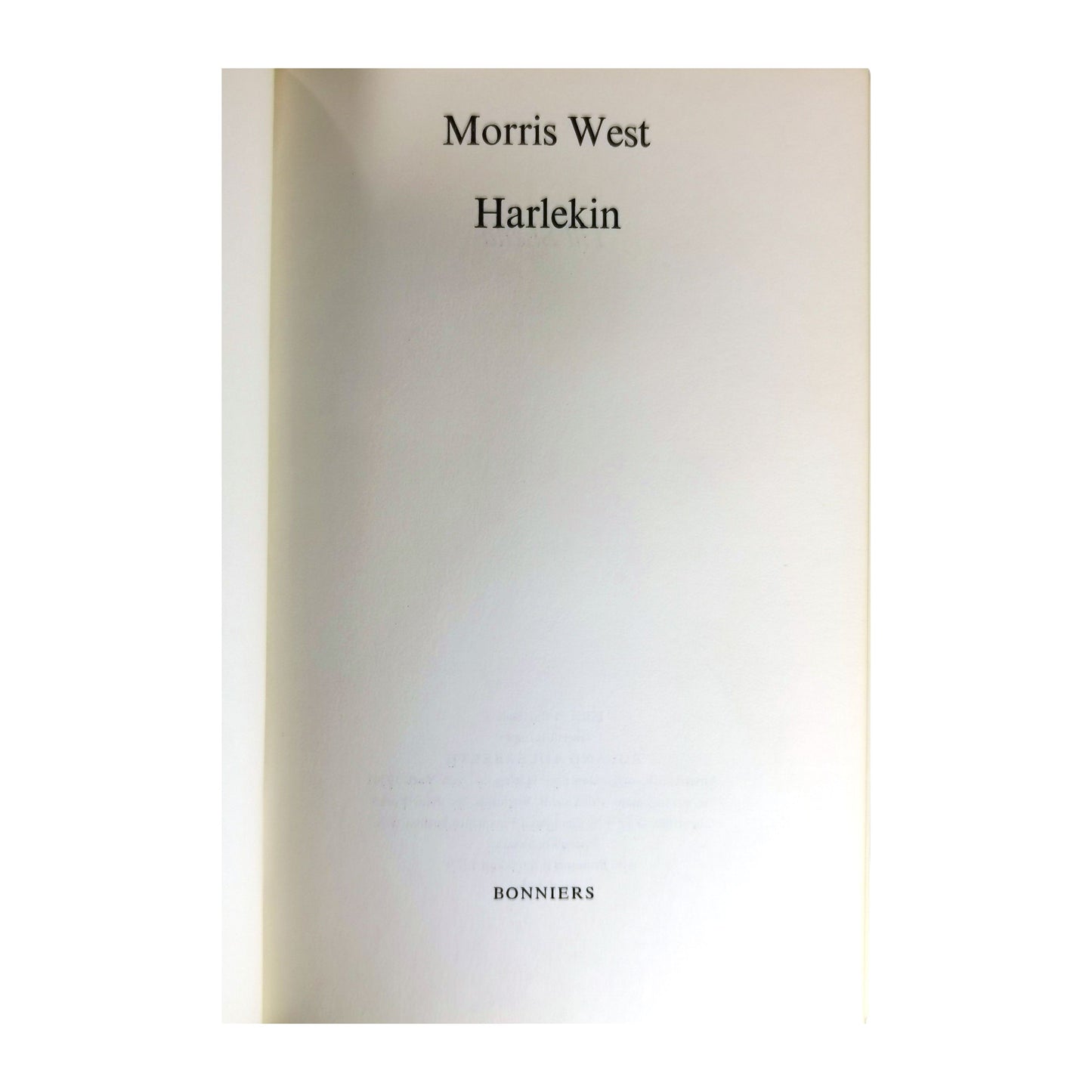 Morris West: Harlekin