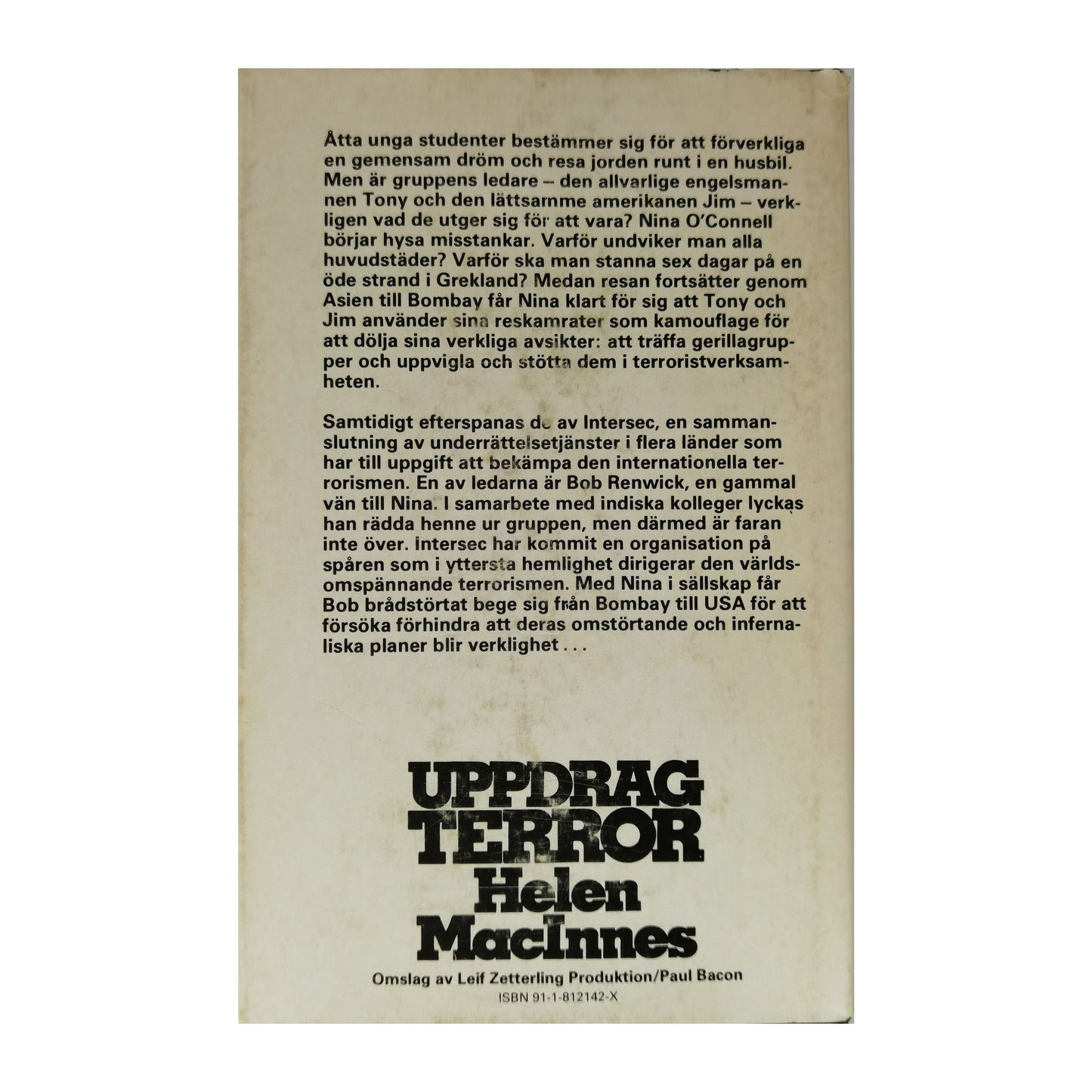 Helen MacInnes: Uppdrag: Terror