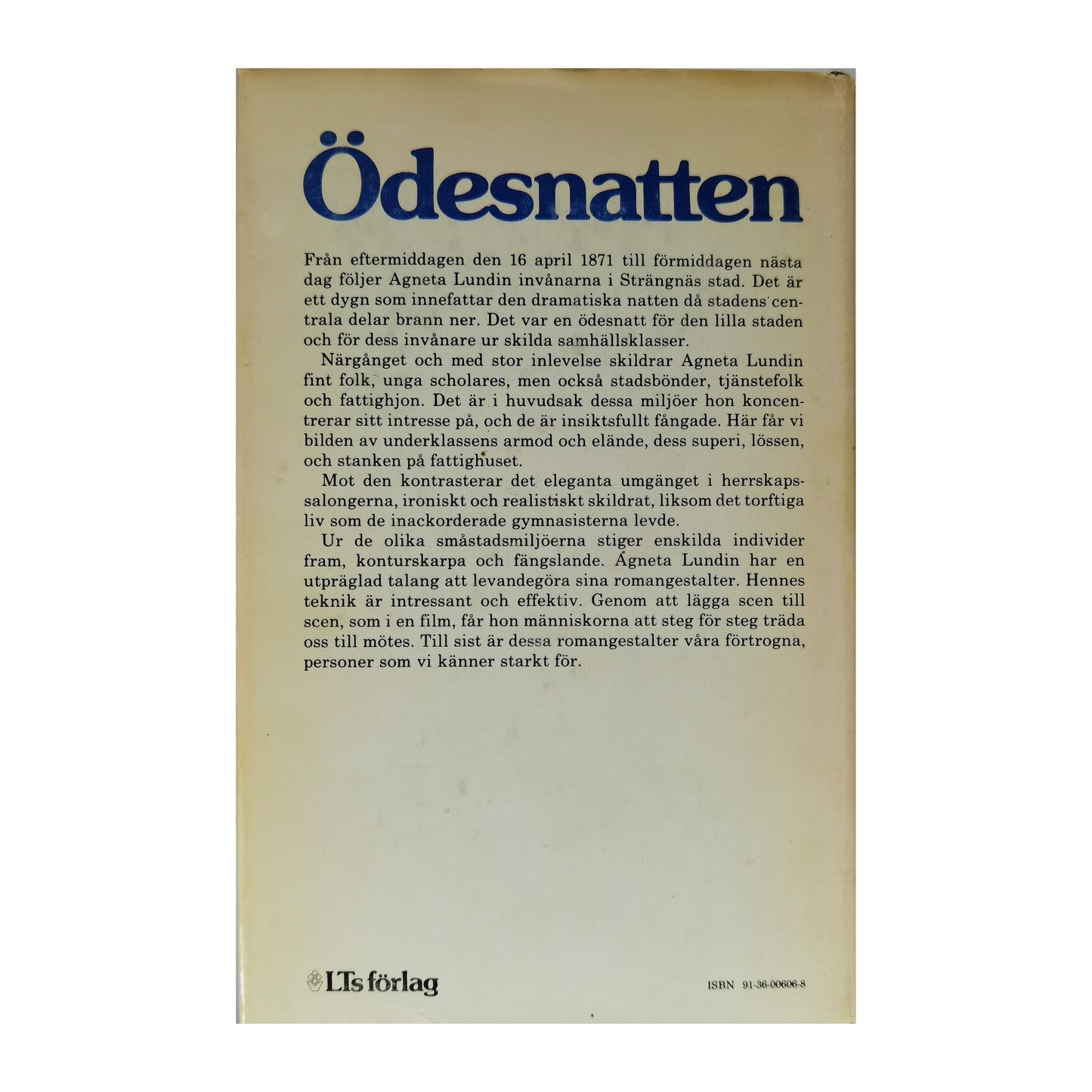 Agneta Lundin: Ödesnatten