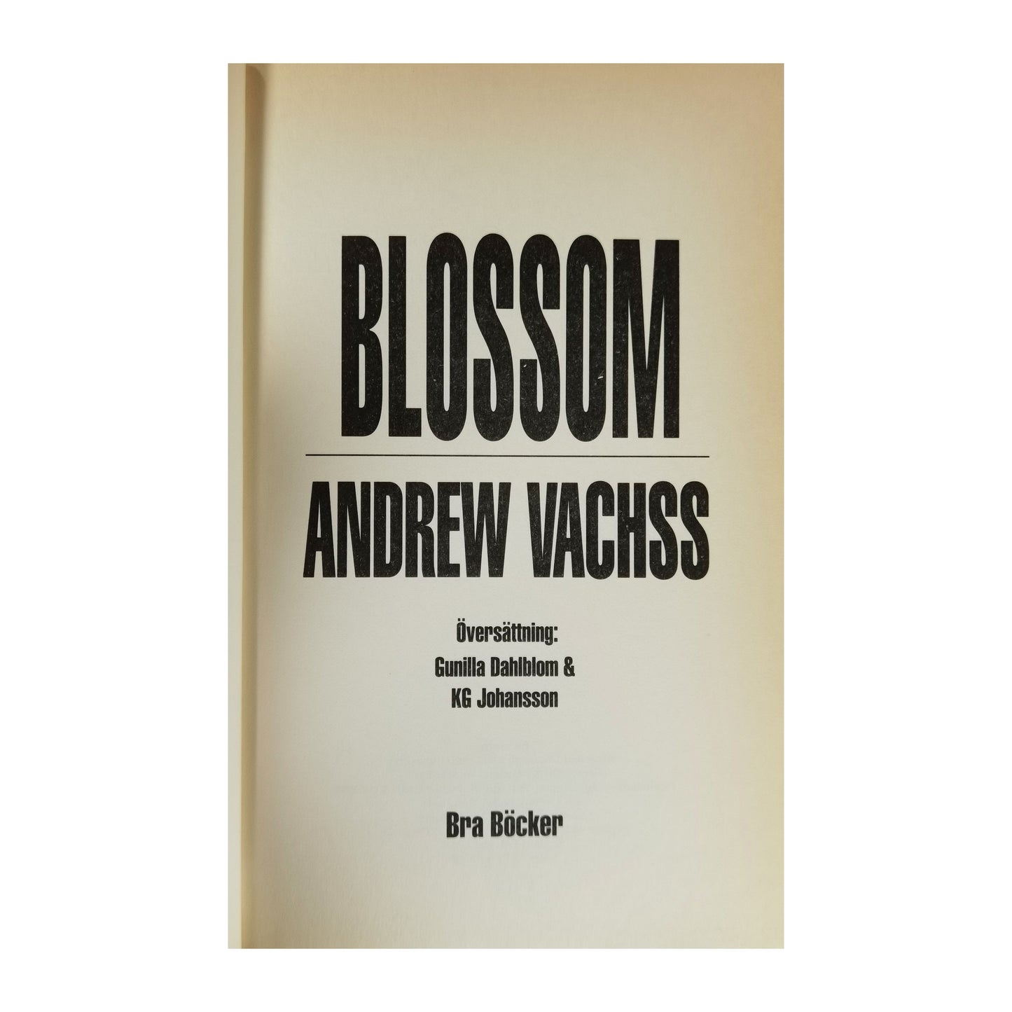 Andrew Vachss: Blossom