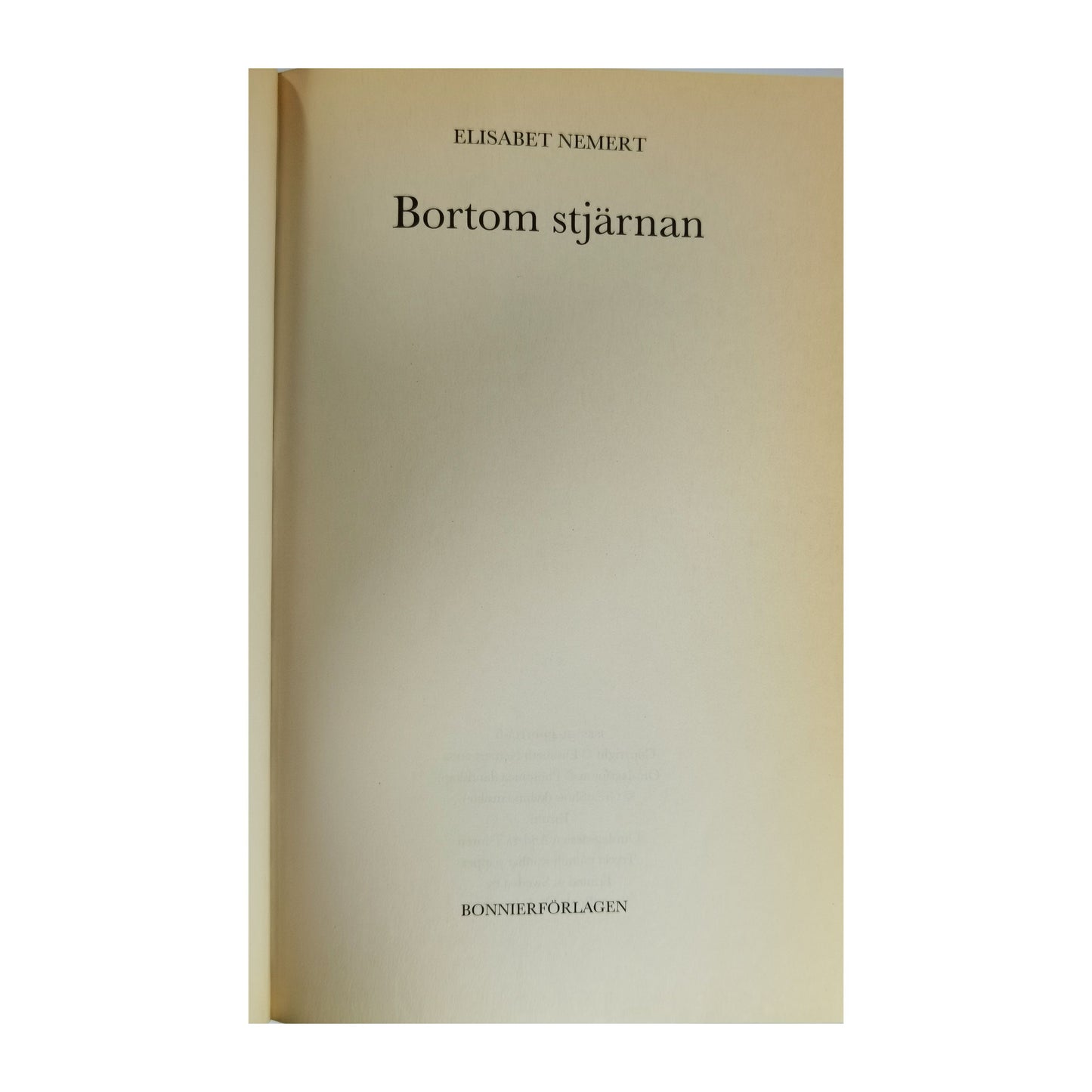 Elisabet Nemert: Bortom Stjärnan