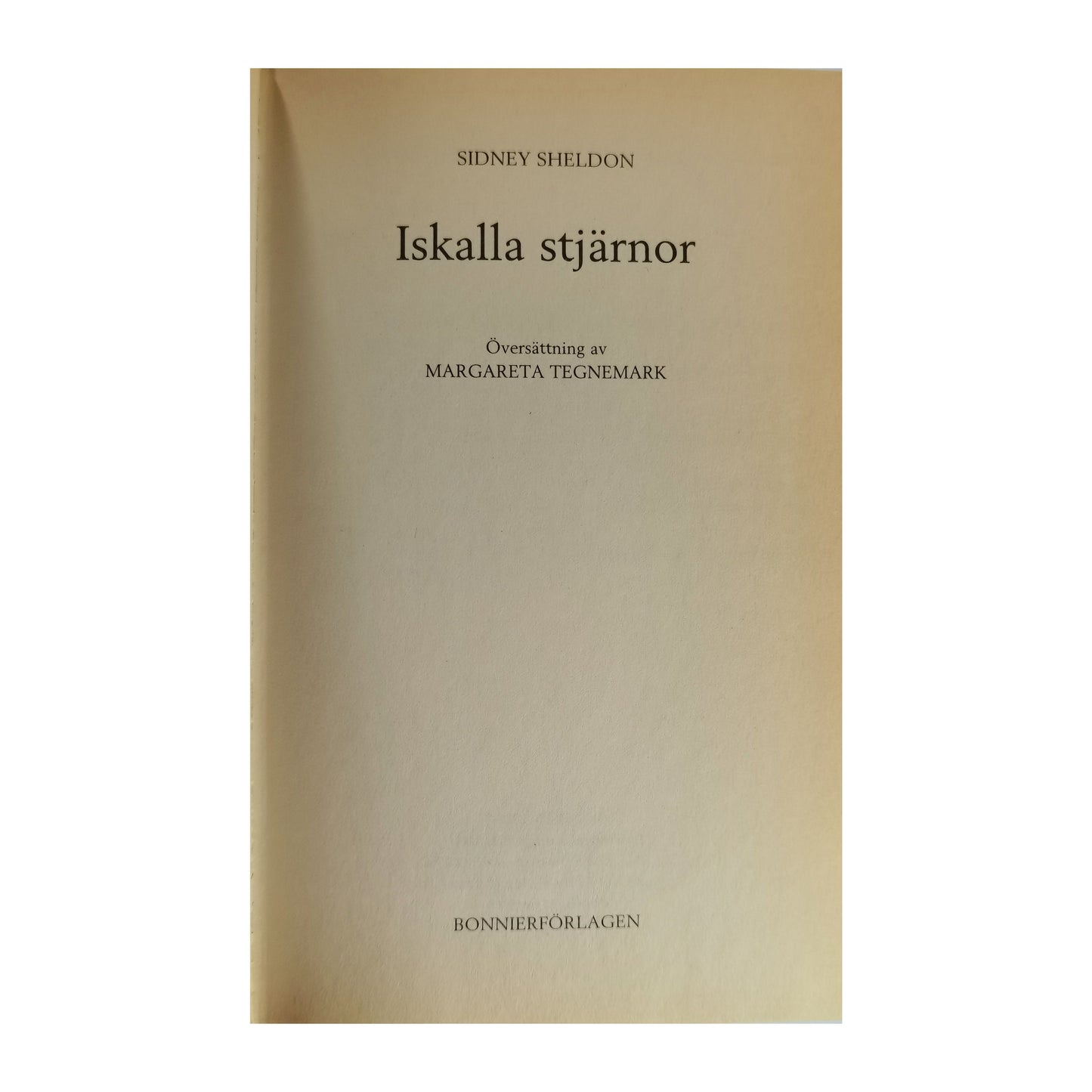 Sidney Sheldon: Iskalla Stjärnor