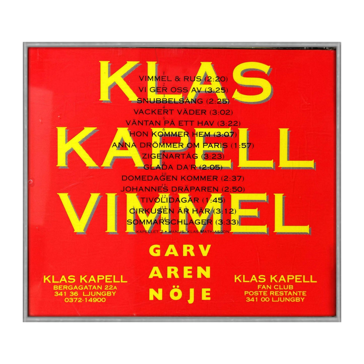 Klas Kapell: Vimmel