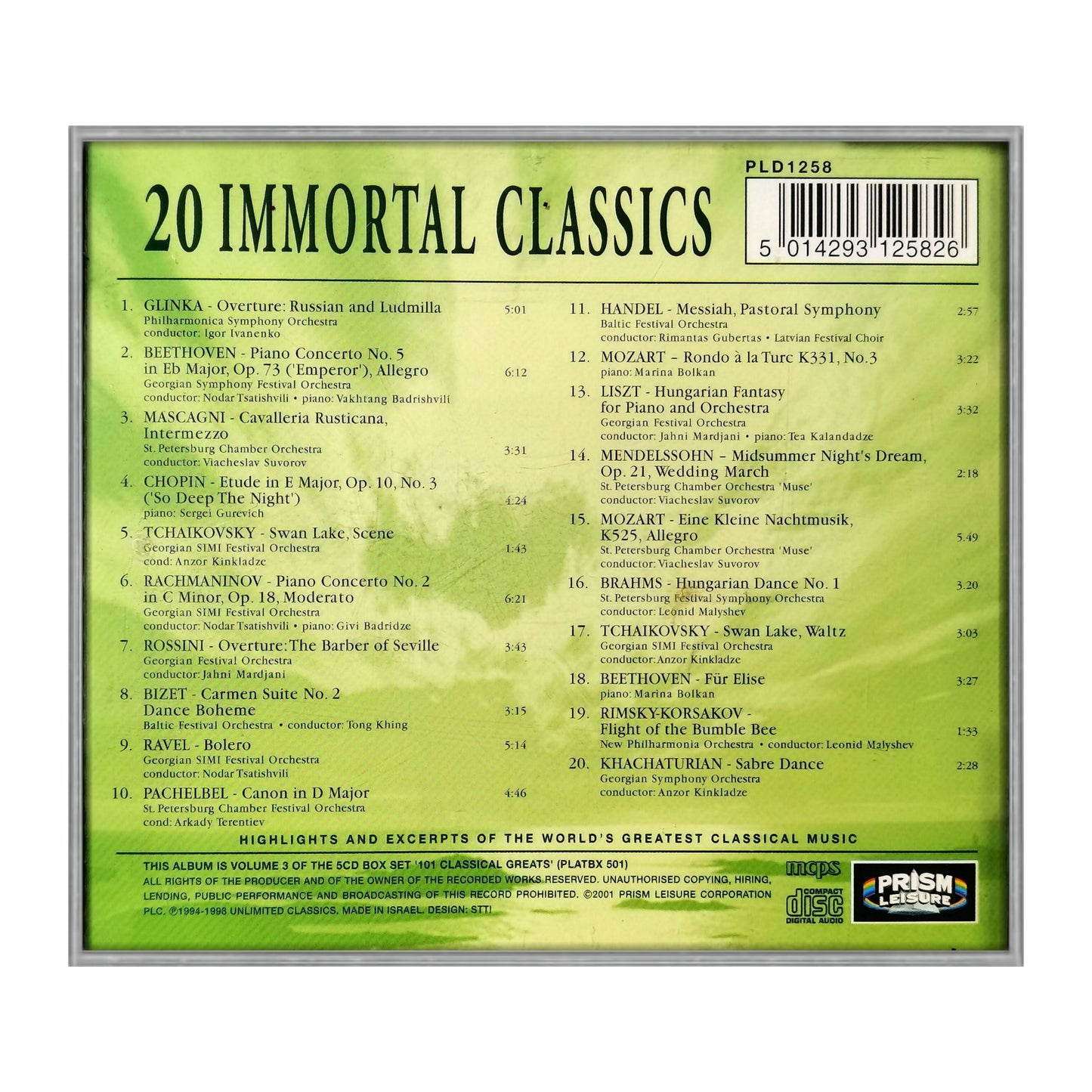 Classical Greats: 20 Immortal Classics