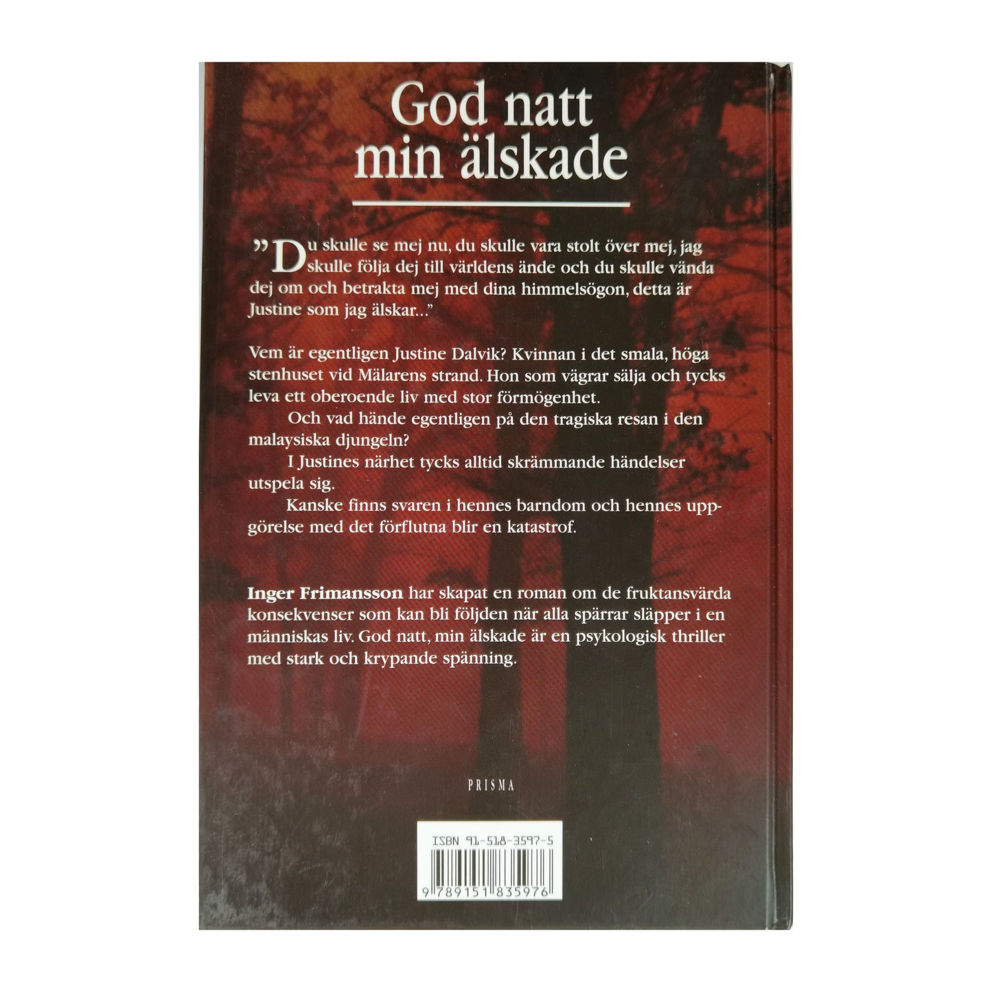 Inger Frimansson: God Natt Min Älskade