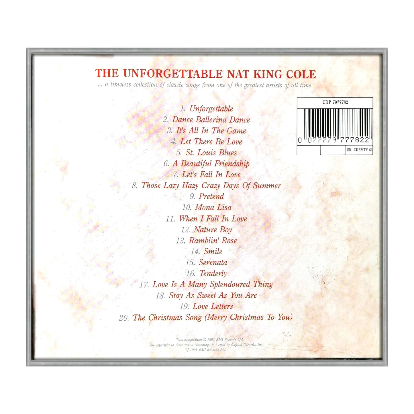 Nat King Cole: The Unforgettable