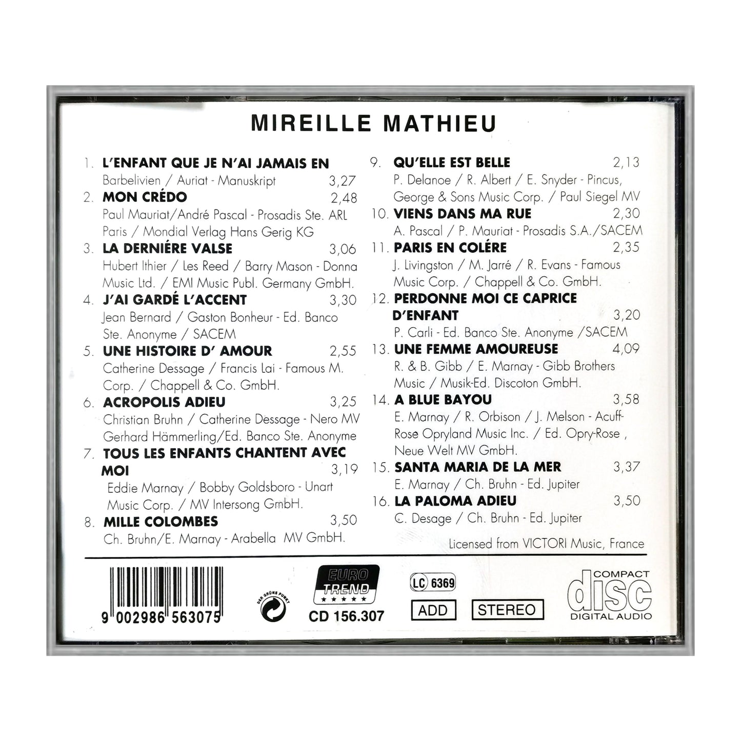 Mireille Mathieu: Acropolis Adieu