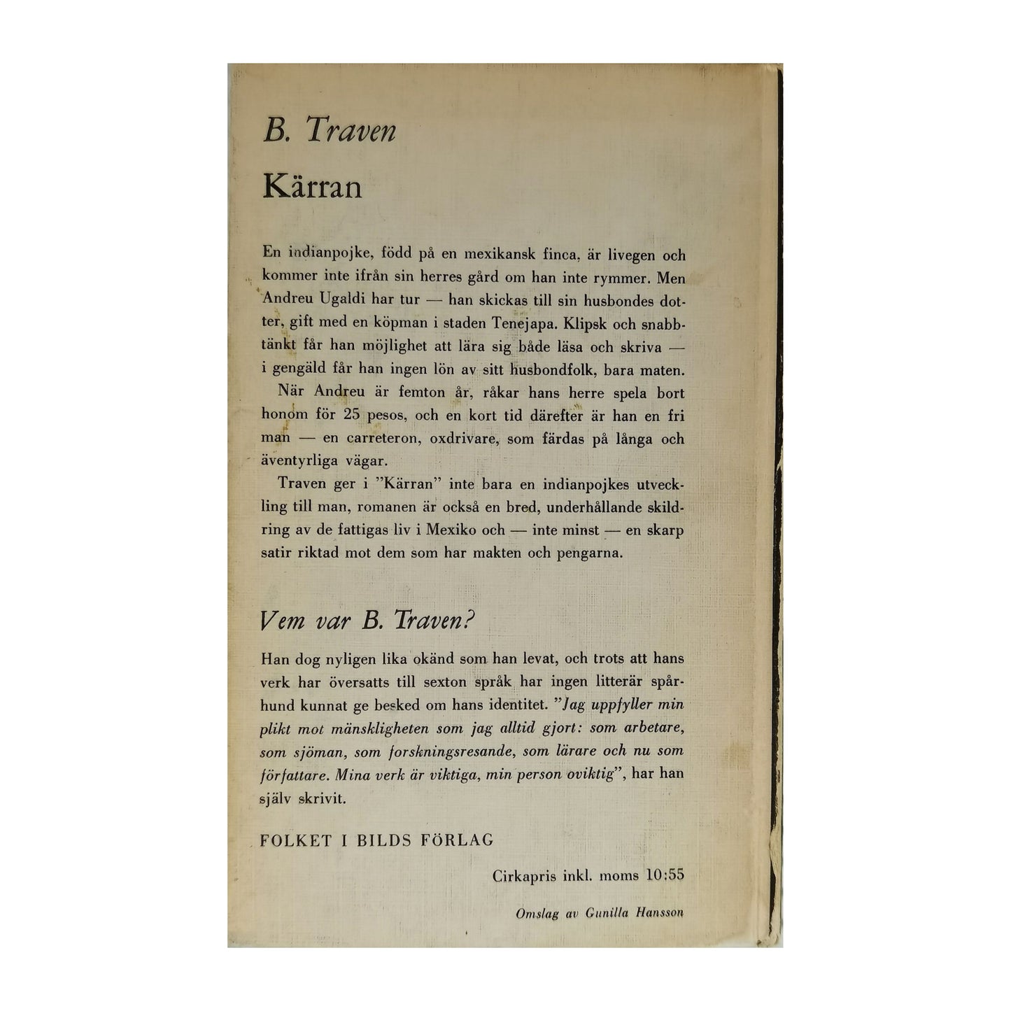 B. Traven: Kärran