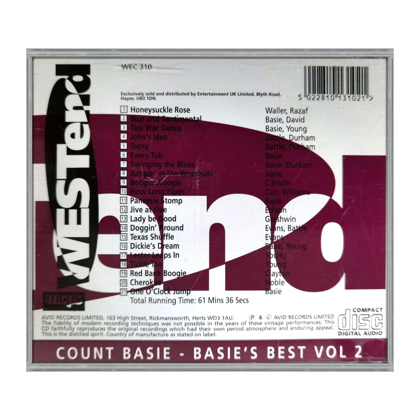 Count Basie: Basie's Best 2