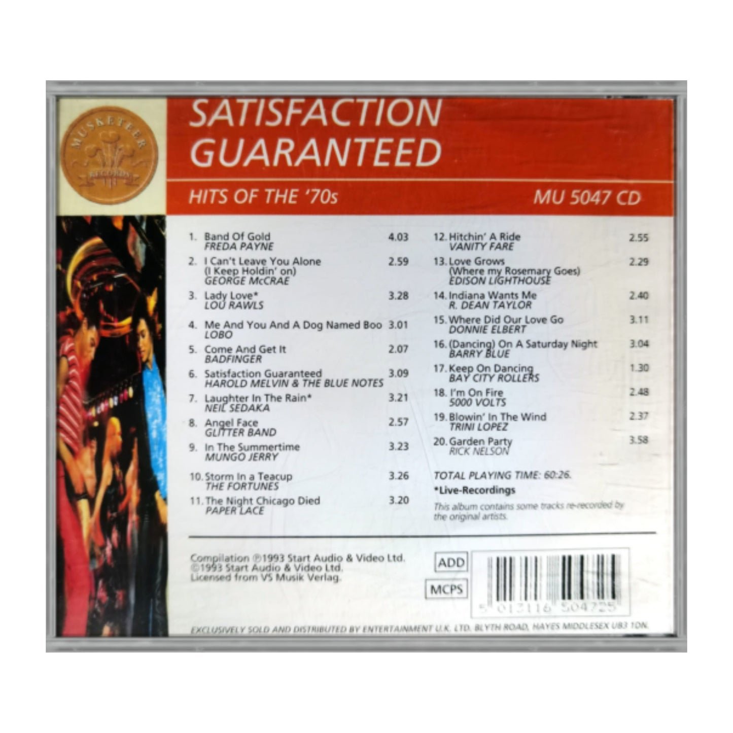 Satisfaction Guaranteed: Hits Of The 70S