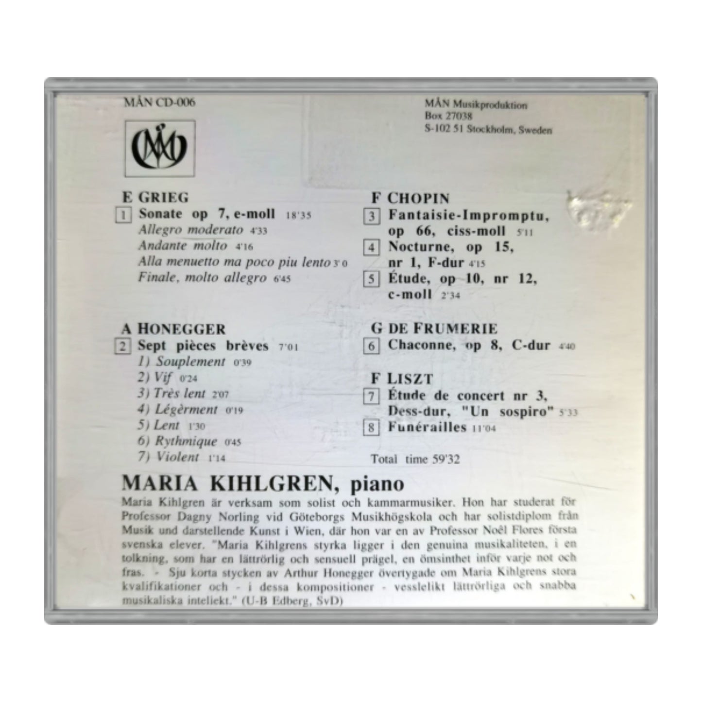 Maria Kihlgren: Piano