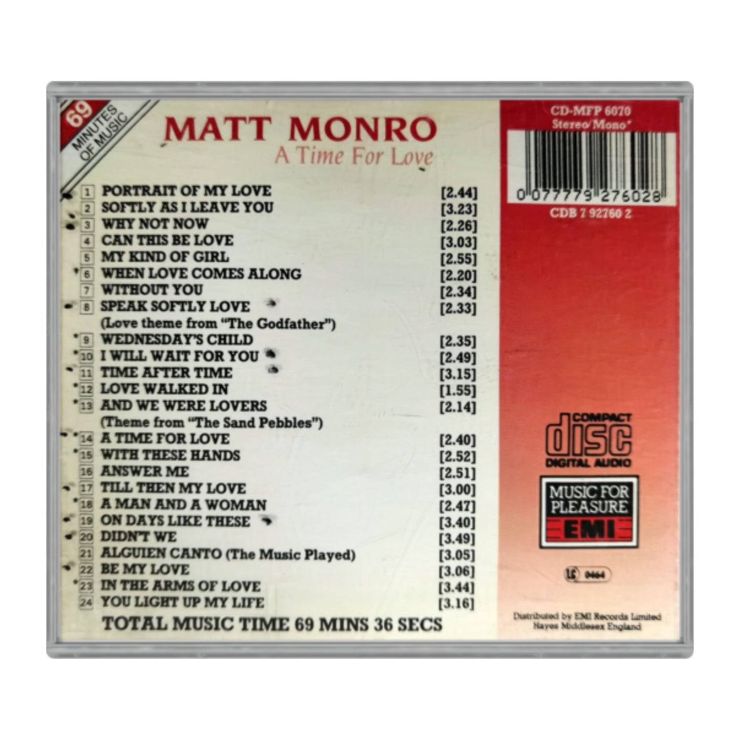 Matt Monro: A Time For Love