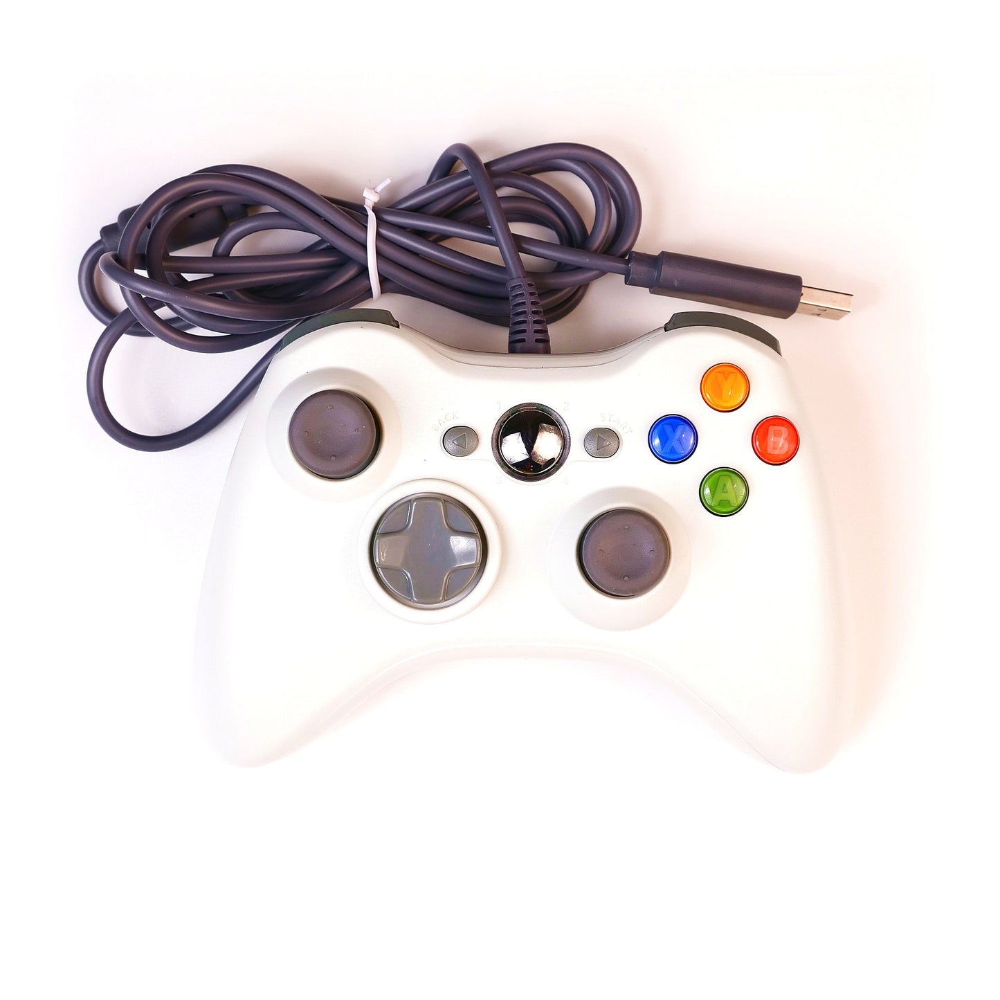 XBOX 360: Controller Wired (White)