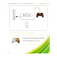 XBOX 360: Controller Wired (White)