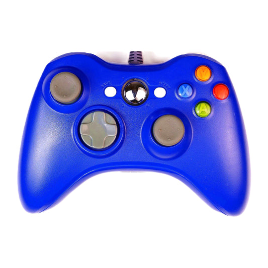 XBOX 360: Controller Wired (Blue)