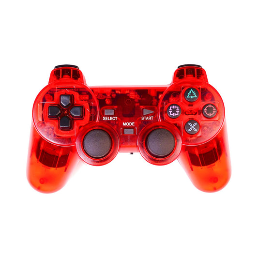 PlayStation 2: Controller Wireless (RED TRANSPARENT)