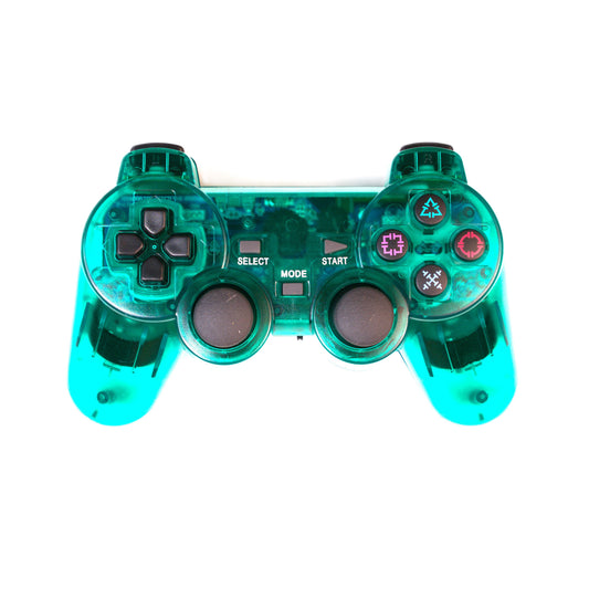 PlayStation 2: Controller Wireless (GREEN TRANSPARENT)