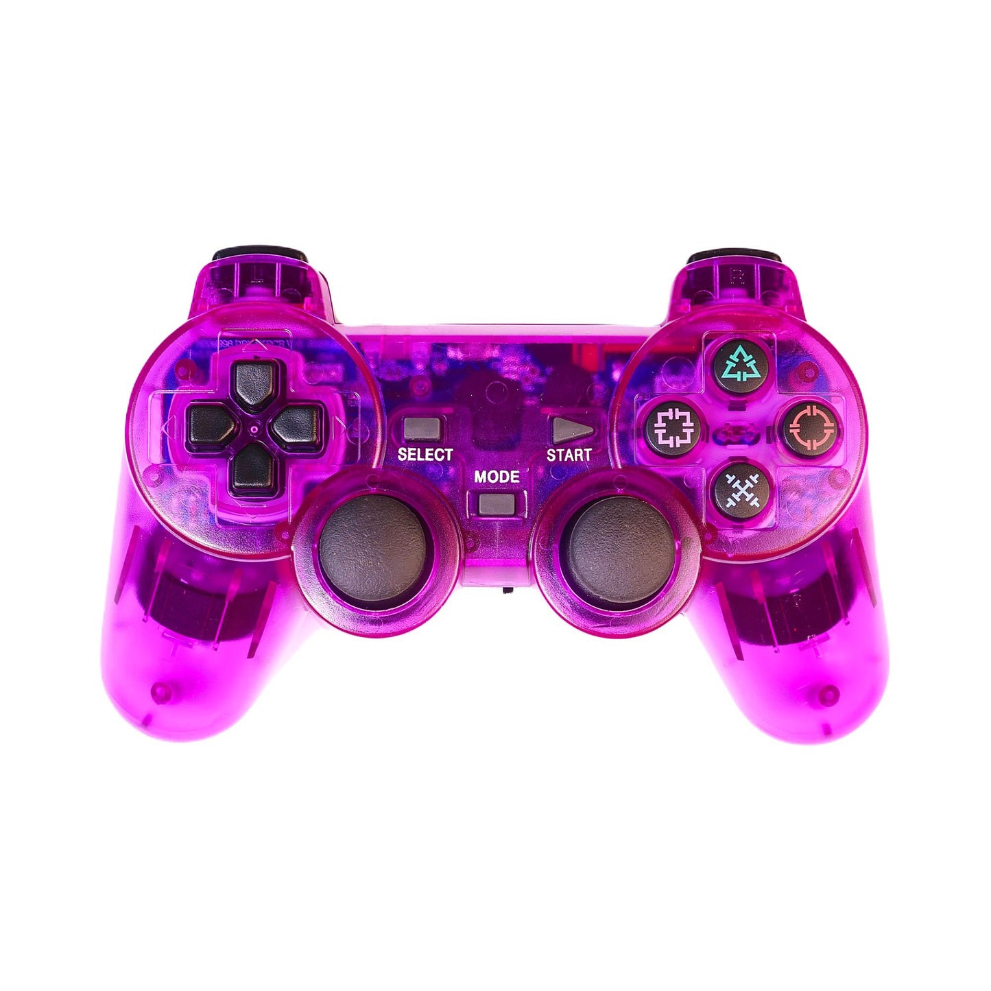 PlayStation 2: Controller Wireless (PURPLE TRANSPARENT)