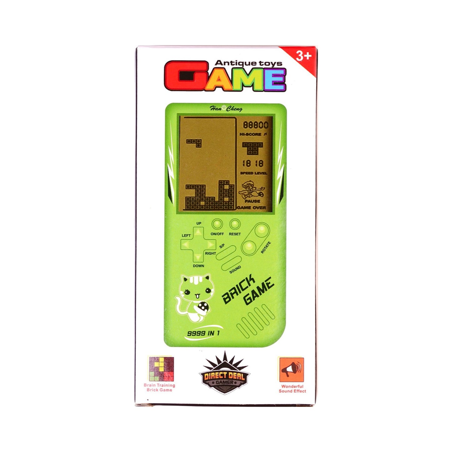 Game Brick Antique Toys Game (Blue)