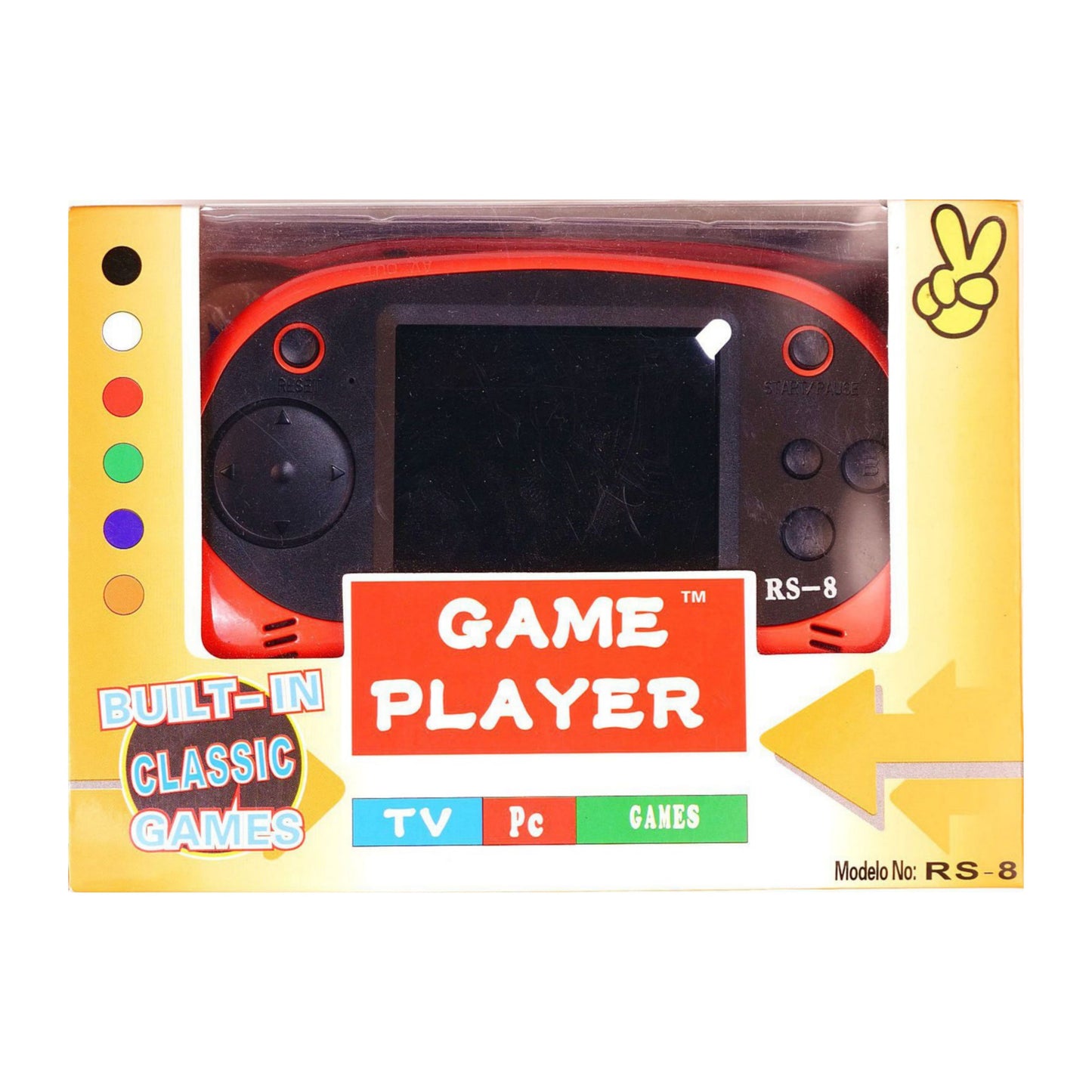 Game Player 16BIT RS-8 (Red)