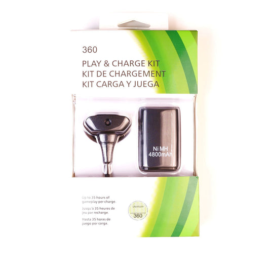 XBOX 360: Charge Kit (Black)