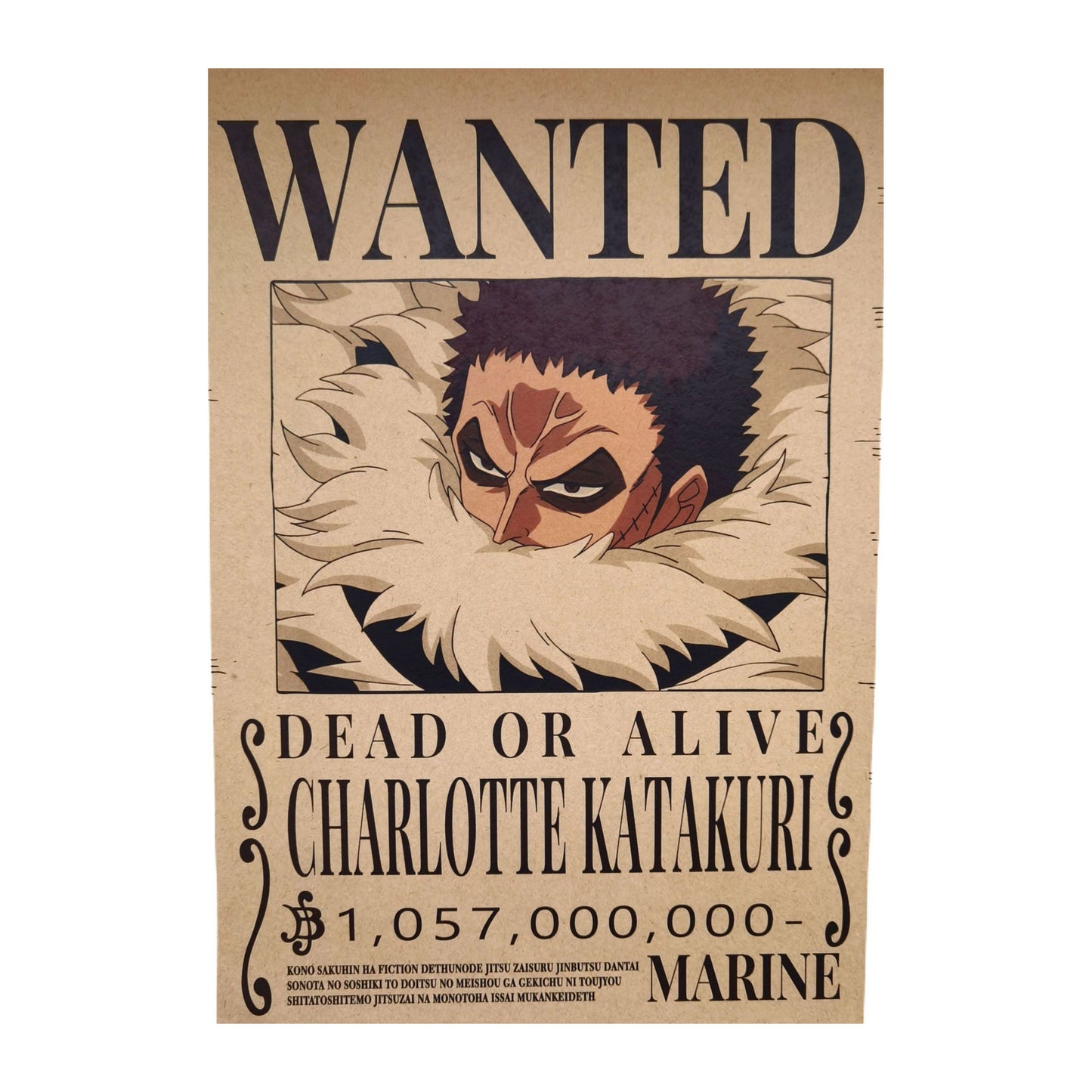 One Piece: Wanted Poster Charlotte Katakuri 1057000000 (420mm x 285mm)