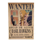 One Piece: Wanted Poster Basil Hawkins 320000000 (420mm x 285mm)