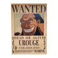 One Piece: Wanted Poster Urouge 108000000 (420mm x 285mm)