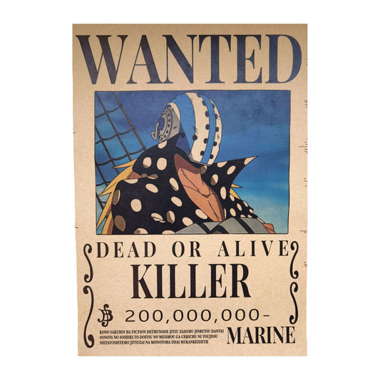 One Piece: Wanted Poster Killer 200000000 (420mm x 285mm)