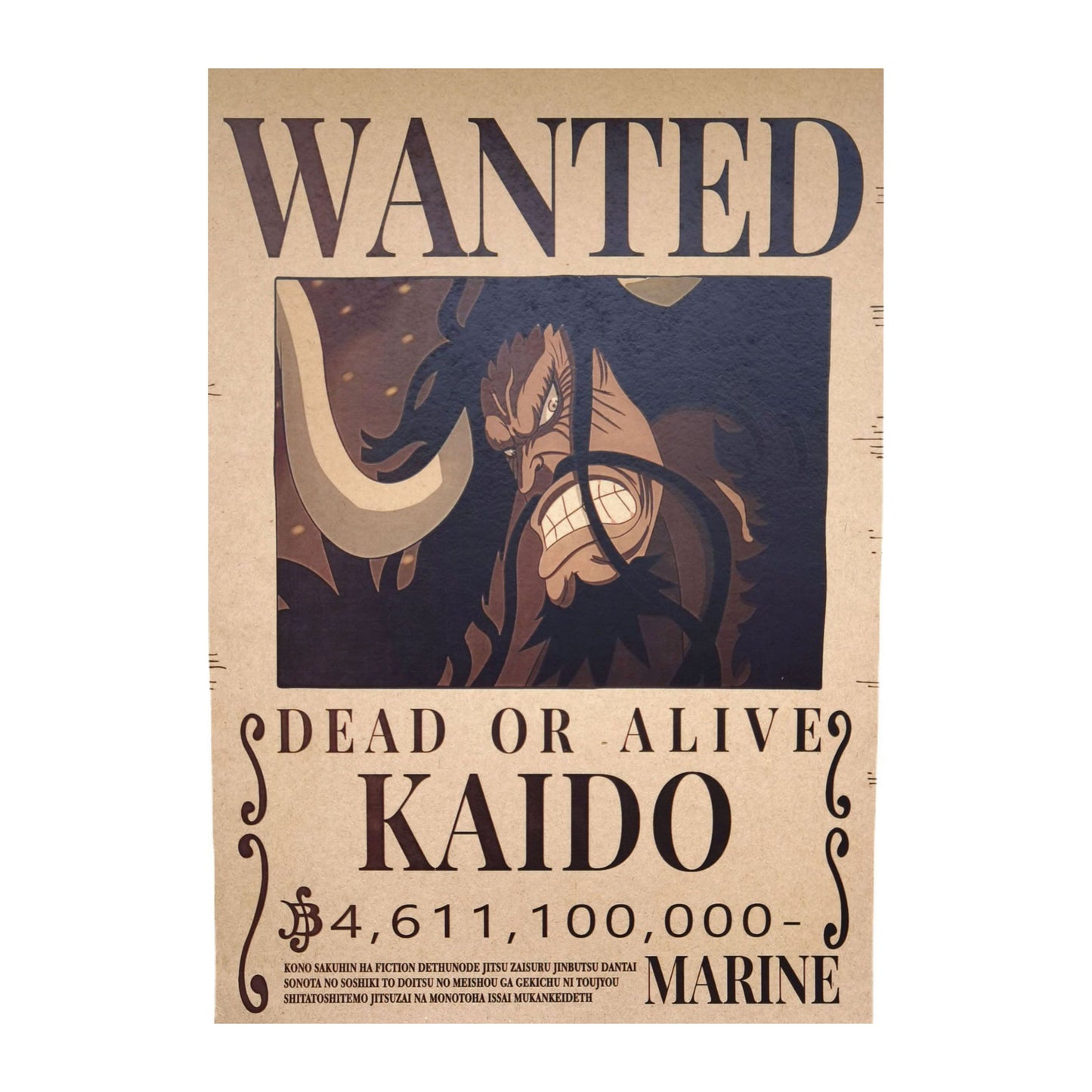 One Piece: Wanted Poster Kaido 4611100000 (420mm x 285mm)