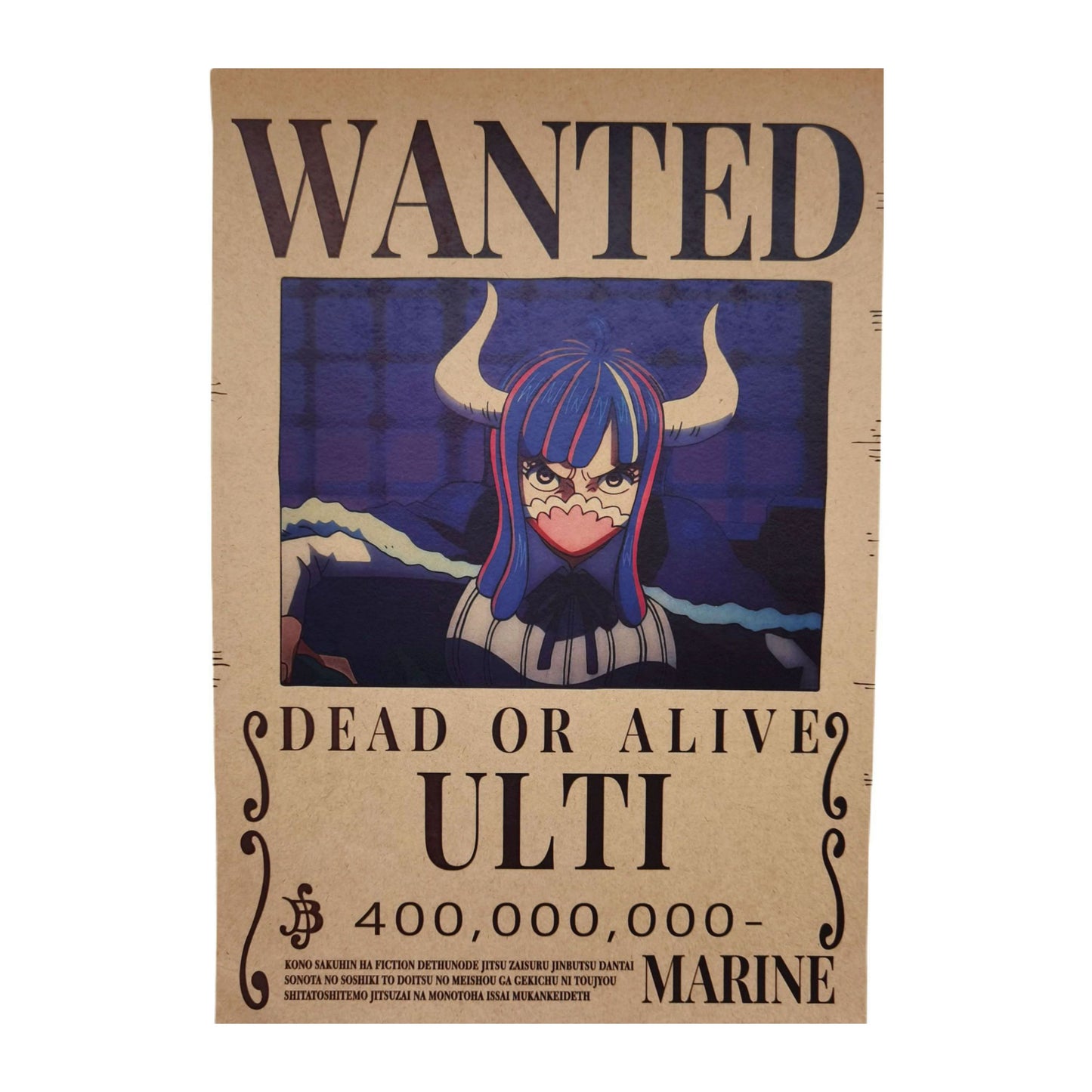 One Piece: Wanted Poster Ulti 400000000 (420mm x 285mm)