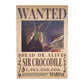 One Piece: Wanted Poster Sir Crocodile 1965000000 (420mm x 285mm)