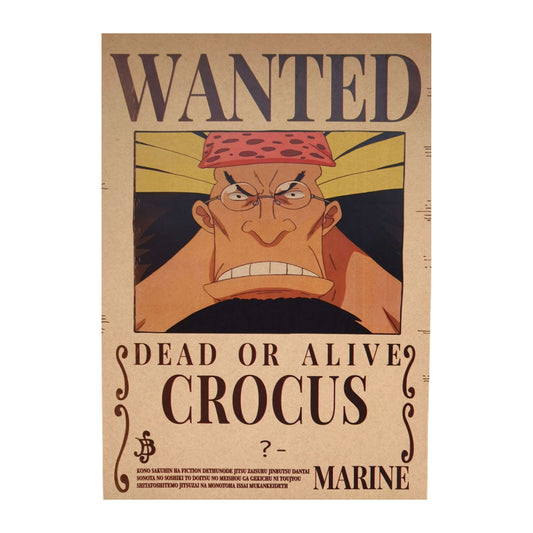 One Piece: Wanted Poster Crocus ? (420mm x 285mm)