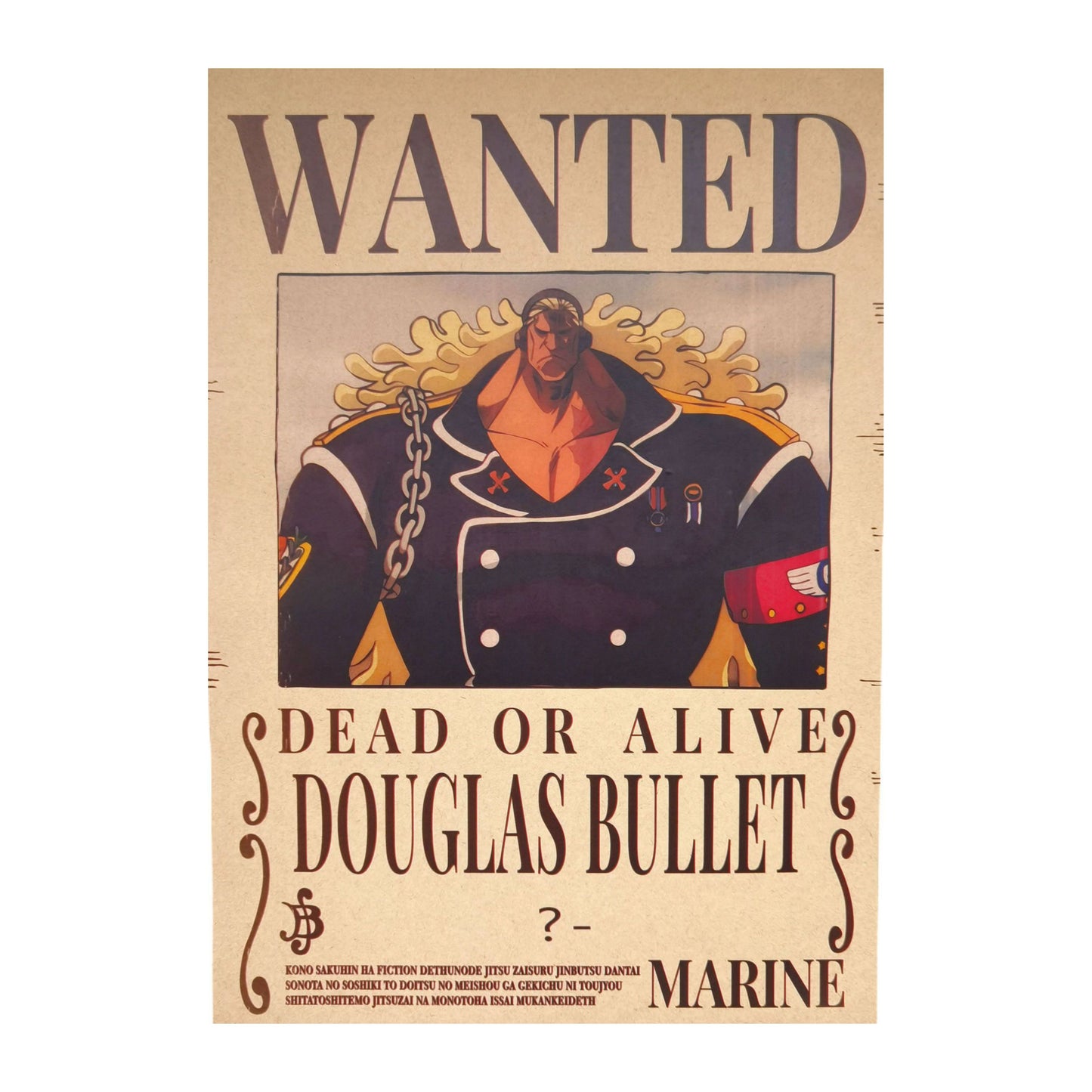 One Piece: Wanted Poster Douglas Bullet ? (420mm x 285mm)