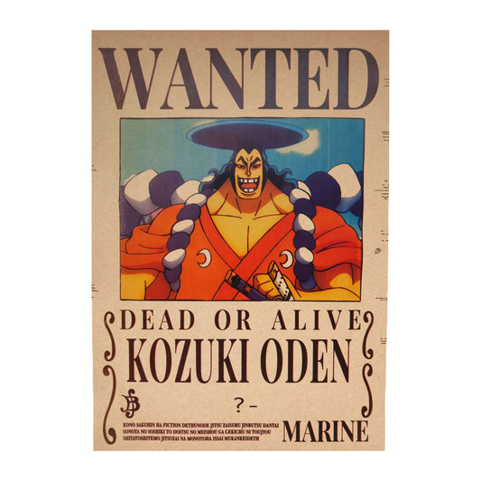 One Piece: Wanted Poster Kozuki Oden ? (420mm x 285mm)