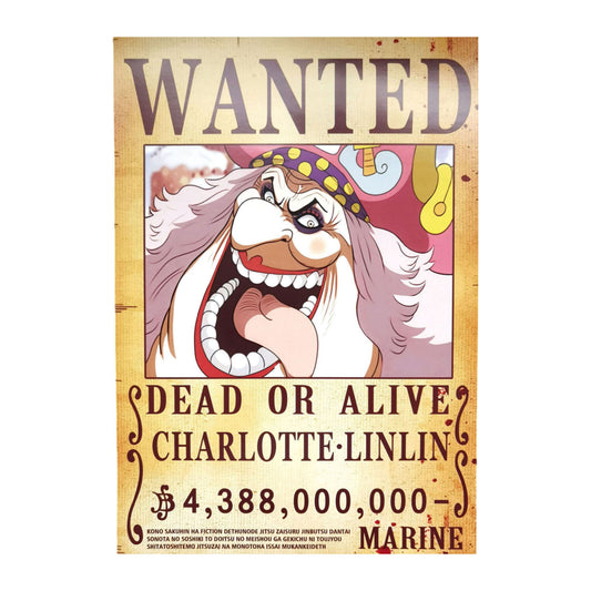 One Piece: Wanted Poster Charlotte Linlin 4388000000 (ART2) (420mm x 285mm)