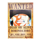 One Piece: Wanted Poster Roronoa Zoro 1100001100 (420mm x 285mm)