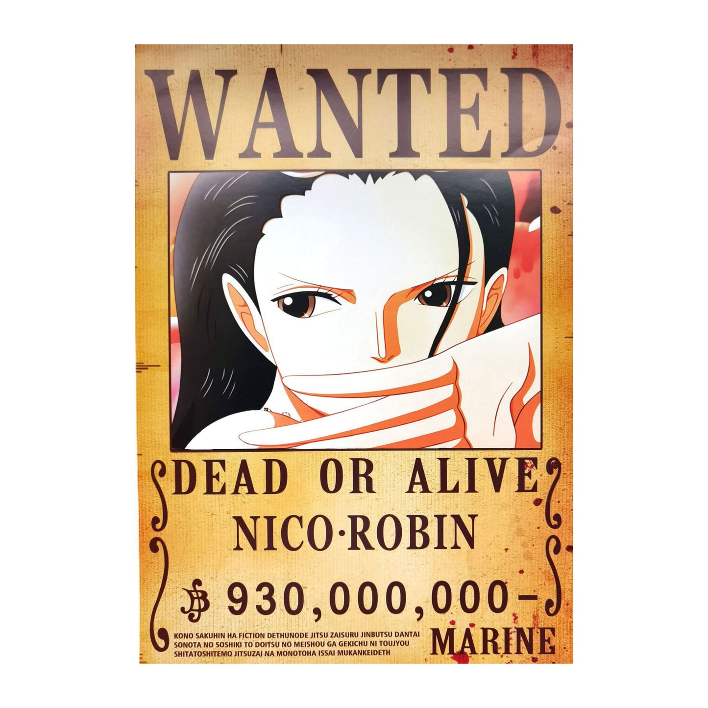 One Piece: Wanted Poster Nico Robin 930000000 (420mm x 285mm)