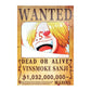 One Piece: Wanted Poster Vinsmoke Sanji 1032000000 (420mm x 285mm)