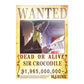 One Piece: Wanted Poster Sir Crocodile 1965000000 (ART2) (420mm x 285mm)