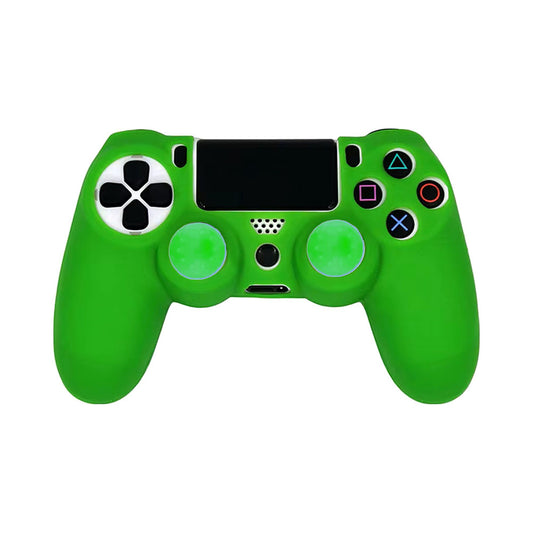 PlayStation 4: Controller Silicone + Thumb Grips (Green) PS4