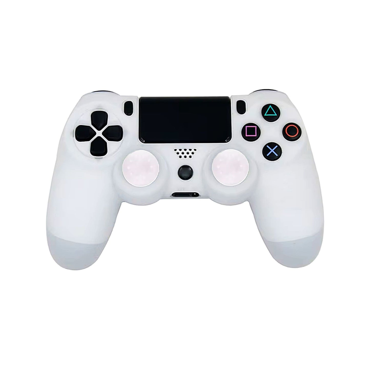 PlayStation 4: Controller Silicone + Thumb Grips (White) PS4