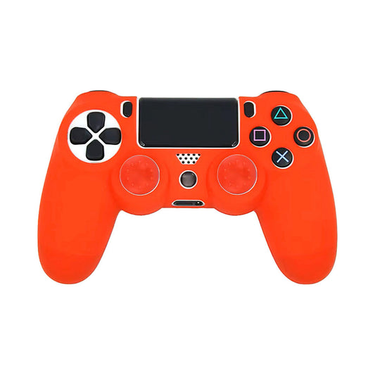 PlayStation 4: Controller Silicone + Thumb Grips (Red) PS4